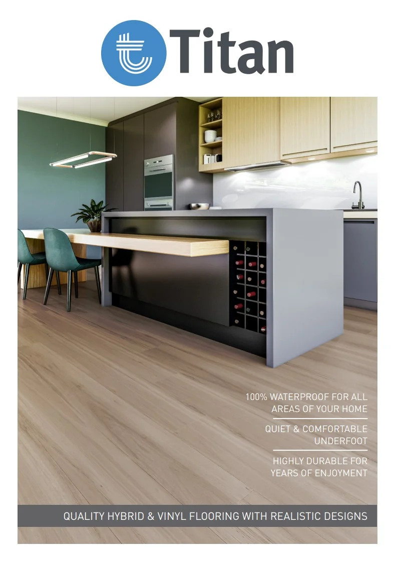 Titan Hybrid vinyl brochure cover