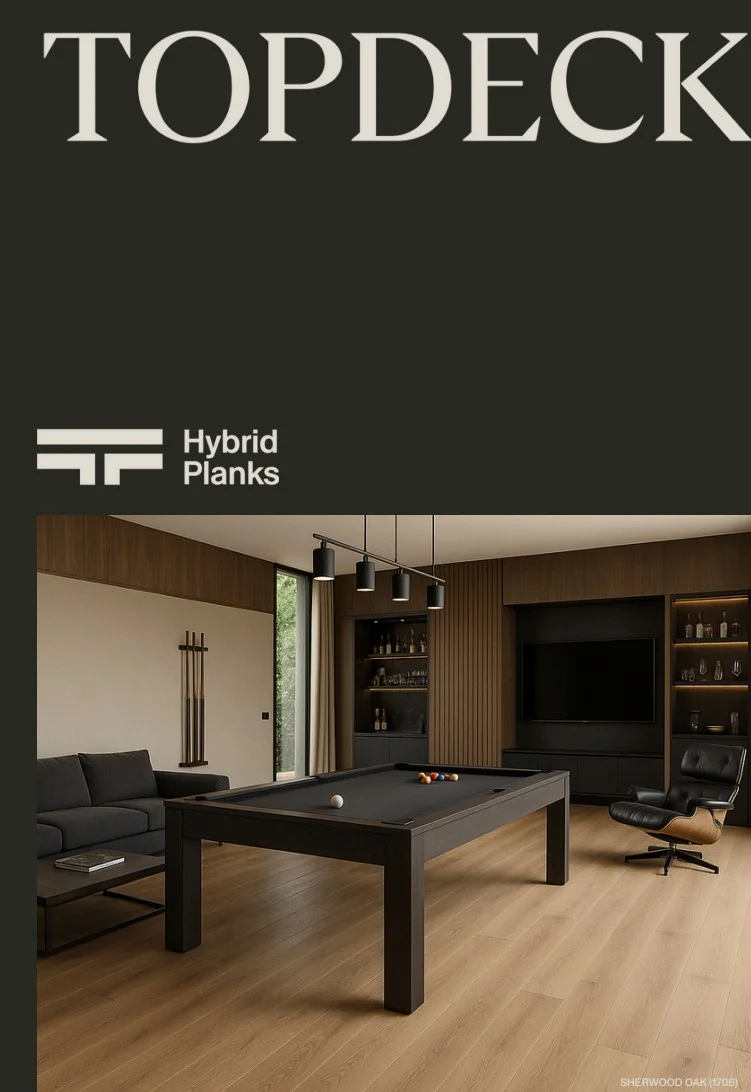Topdeck hybrid floor brochure cover