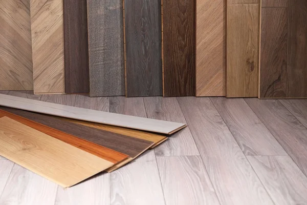 Hybrid timber-look flooring installed in a contemporary living area